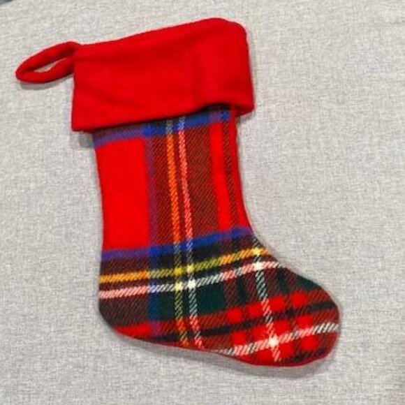 Tweedmill Christmas Stocking, 100% New Wool, Royal Stewart - Picture 1 of 5